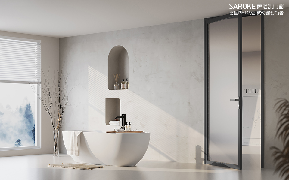 全景·夕暮平开门